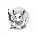 Umbreon pokemon tattoo design idea