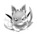 Umbreon pokemon tattoo design idea