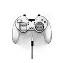 A detailed illustration of a game controller tattoo design idea