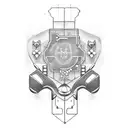 A detailed illustration of a game controller tattoo design idea