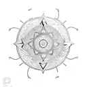 paddleboarding paddle  tattoo design idea