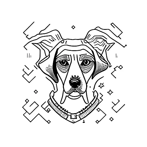 beagle tattoo design idea