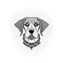 LGM with a beagle  tattoo design idea