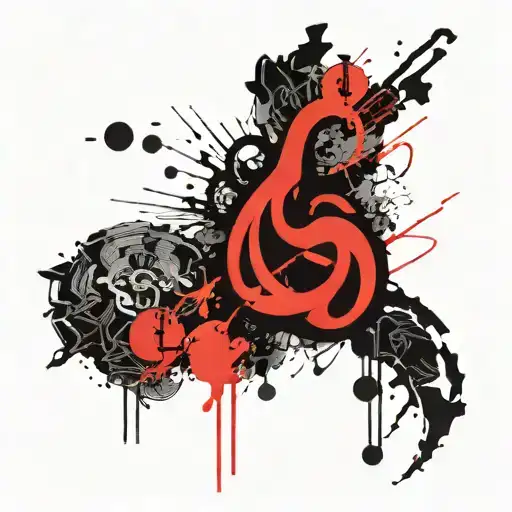 Japanese symbol of sincerity, heart drawing tattoo design idea