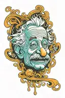 einstein tattoo design idea