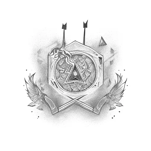 long live rock And roll tattoo design idea