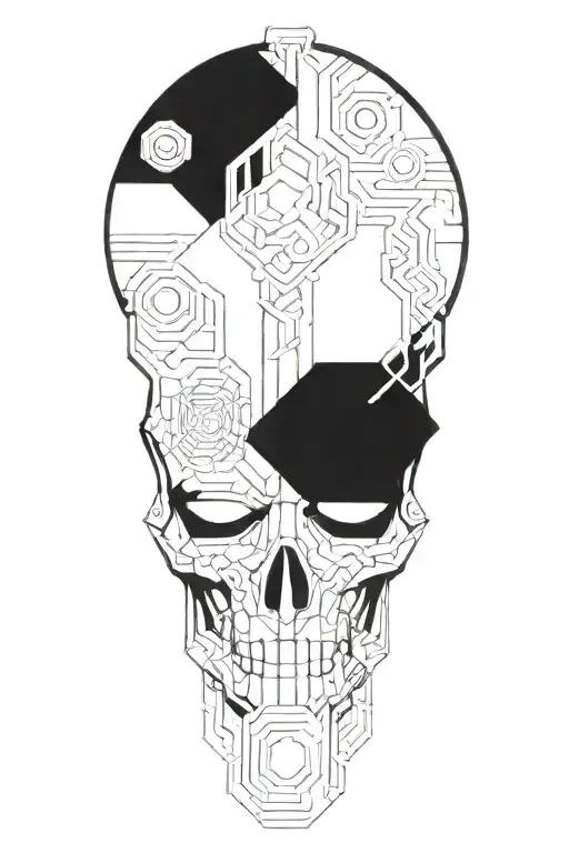 a design thats like brass knuckles  tattoo design idea