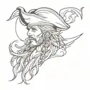 Pirates of Caribbean   tattoo design idea