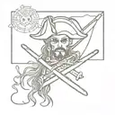 Pirates of Caribbean   tattoo design idea