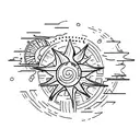 sunshine tattoo design idea