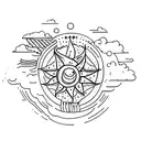 sunshine tattoo design idea