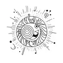 sunshine tattoo design idea