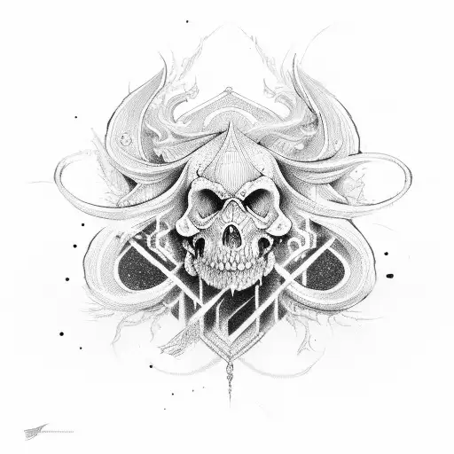 Trinacria symbol tattoo design idea