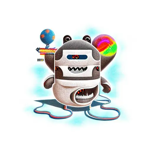 Domo-Kun, JDM, midnight car special tattoo design idea