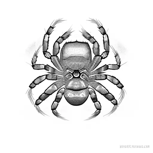 spider neotribal tattoo design idea