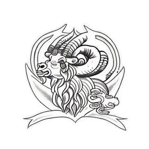fire,ram,aries tattoo design idea