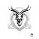 fire,ram,aries tattoo design idea