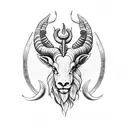 fire,ram,aries tattoo design idea