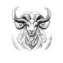fire,ram,aries tattoo design idea