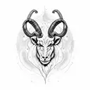 fire,ram,aries tattoo design idea