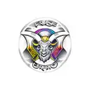 fire, ram, aries tattoo design idea