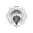 virgo with ascendente libra and signo lunar leo  tattoo design idea