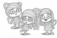 Mummy papa tattoo design idea