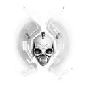 sinus rhythm with names Sarah, Lucas, Abigail and Caleb tattoo design idea