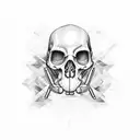 sinus rhythm with names Sarah, Lucas, Abigail and Caleb tattoo design idea