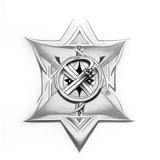 knights templar cross  tattoo design idea