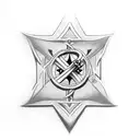 knights templar cross  tattoo design idea