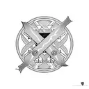 knights templar cross  tattoo design idea