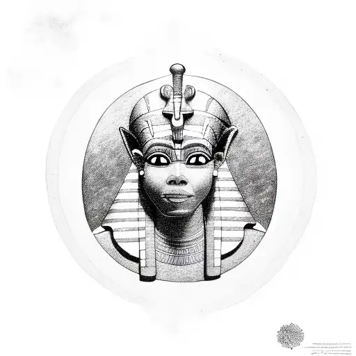 Osiris, Egypt folk art, ornaments, Pop Art ,  elegance,epic , symmetrical ,detailed ,cravagio lighting style, in tattoo design idea