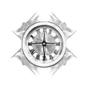 Roman numerals  tattoo design idea