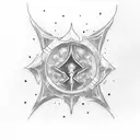 A Mace Weapon  tattoo design idea