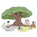 studi ghibli character composition  tattoo design idea