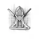 axe tattoo design idea