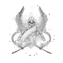 axe tattoo design idea