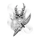 axe tattoo design idea