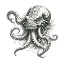 kraken eating shoulder tattoo tattoo design idea