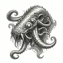 kraken eating shoulder tattoo tattoo design idea