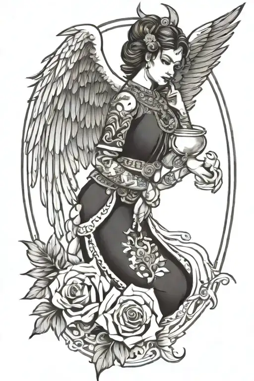 San Miguel Angel tattoo design idea