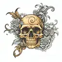 script font tattoo design idea