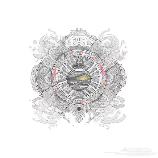 planet j1407b tattoo design idea