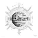 planet J1407b tattoo design idea
