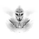 wings tattoo design idea
