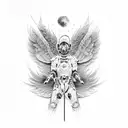 wings tattoo design idea