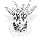 slipknot goat tattoo design idea