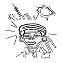 basquiat tattoo design idea