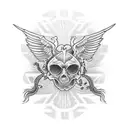 scroll "Loyalty In it to the END No matter WHAT the end may Be" tattoo design idea